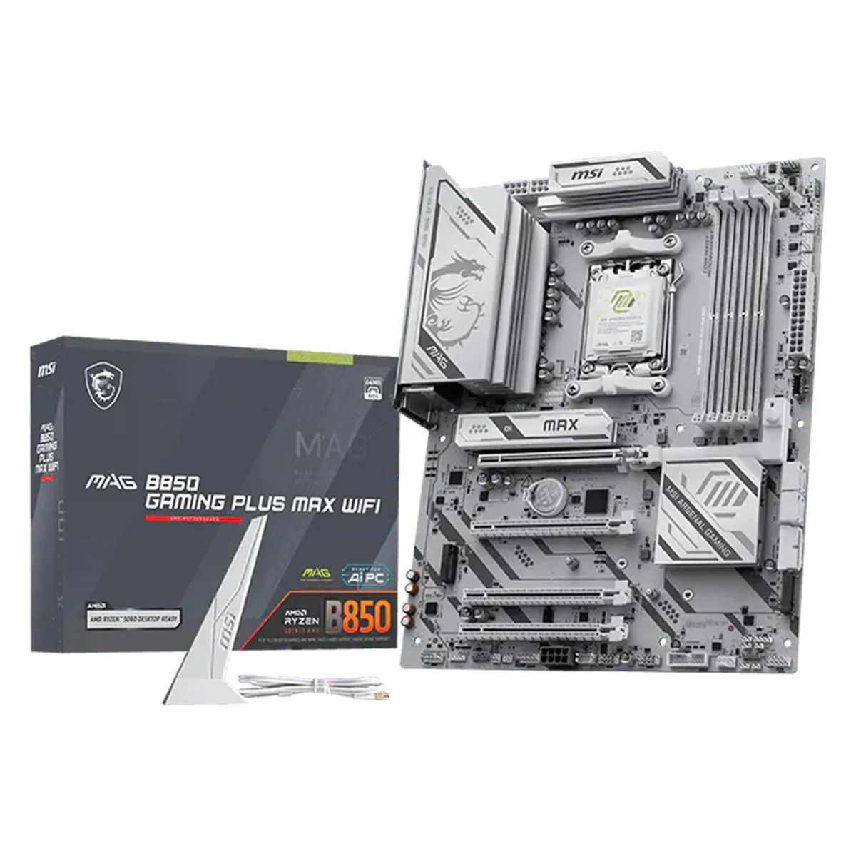 MSI MAG B850 GAMING PLUS MAX Wi-Fi Motherboard ATX με AMD AM5 Socket 7E56-030R - Image 1
