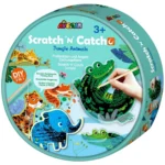 Avenir Ζωγραφική Scratch 'N' Catch Jungle Animals για Παιδιά 3+ Ετών 60765