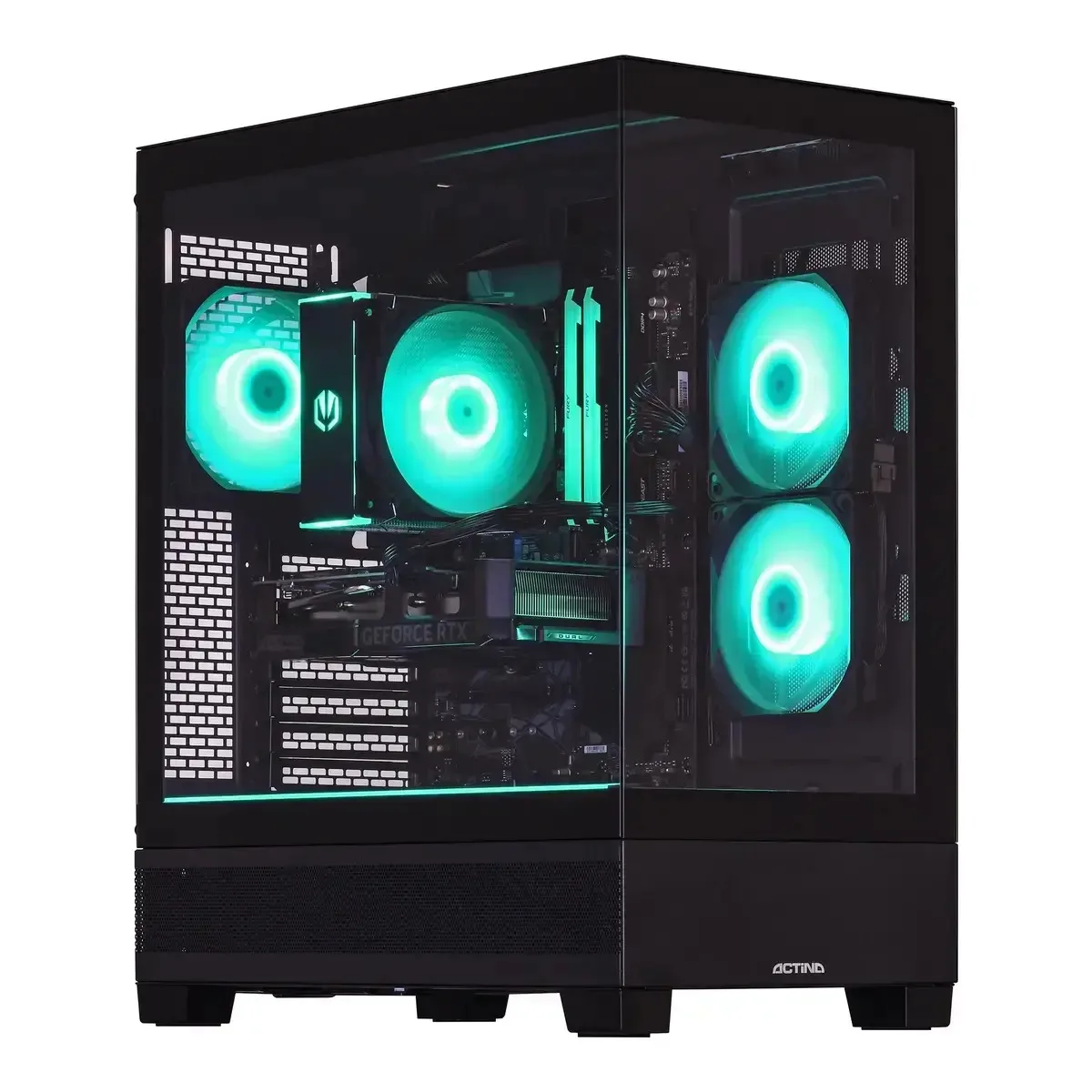 Actina 5901443439196 Gaming Desktop PC (Ryzen 5-7500F/16GB DDR5/1TB SSD/GeForce RTX 5060 Ti/No OS) - Image 1