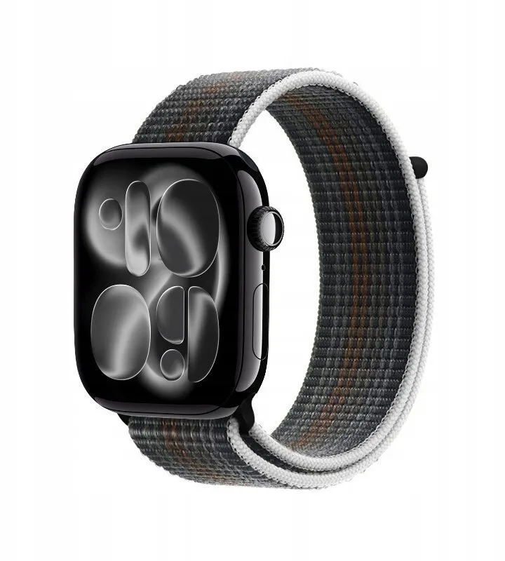 Crong Nylon Λουράκι Υφασμάτινο Midnight Run (Apple Watch 44/45/46mm/Ultra 49mm) CRG44NLBMDN - Image 1