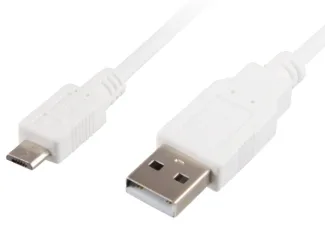 Sharkoon Regular USB 2.0 to micro USB Cable Λευκό 2m 1τμχ - Image 1
