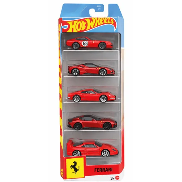 20260415112455_mattel_ayt_kia_5ada_ferrari_aytokinitaki Mattel Αυτ/κια 5άδα Ferrari Αυτοκινητάκι - Image 1