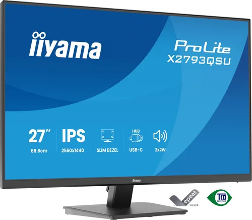 Iiyama ProLite X2793QSU-B1 IPS Monitor 27" QHD 2560x1440 - Image 1