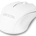 Dicota Top Traveller Ασύρματο Ποντίκι Λευκό