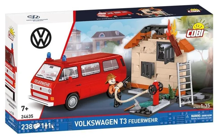 Cobi Τουβλάκια Volkswagen T3 Fire Department για 7+ Ετών 238τμχ - Image 1