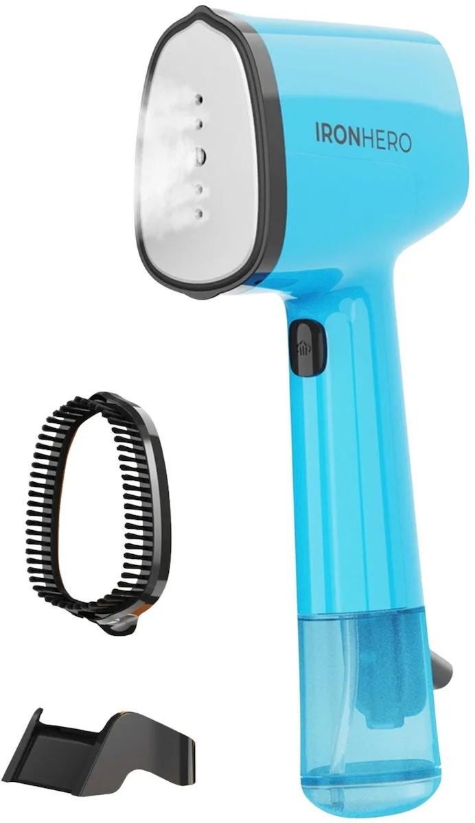 20260415170008_cecotec_atmokatharistis_rouchon_cheiros_1500w_me_docheio_250ml_mple Cecotec Ατμοκαθαριστής Ρούχων Χειρός 1500W με Δοχείο 250ml Μπλε - Image 1