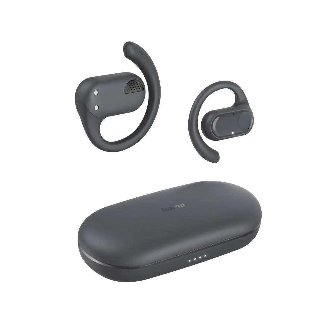 HAMA Spirit Open Open Ear Bluetooth Handsfree Ακουστικά με Αντοχή στον Ιδρώτα και Θήκη Φόρτισης - Image 1