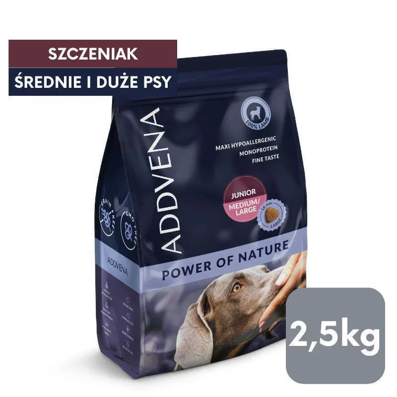 Nature 2.5kg Ξηρά Τροφή για Κουτάβια Μεσαίων & Μεγαλόσωμων Φυλών με Αρνί - Image 1