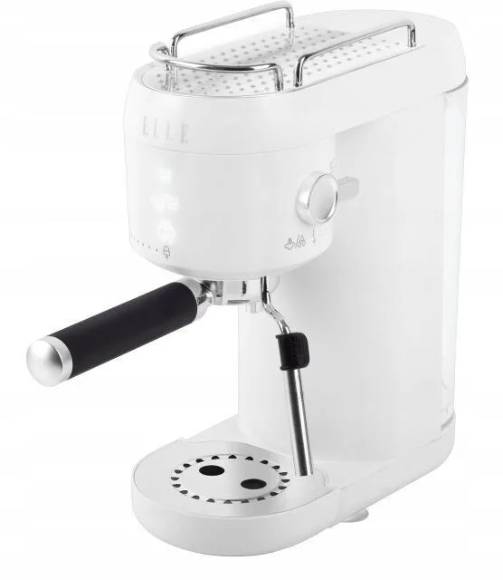 Χειροκίνητη Μηχανή Espresso 1400W Πίεσης 20bar για Cappuccino Λευκή - Image 1