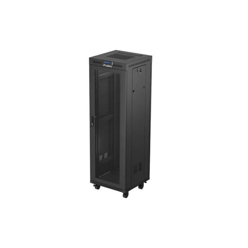 Lanberg Επιδαπέδια Καμπίνα Rack 19U 60x60cm Μαύρο FF01-6637-23BL - Image 1