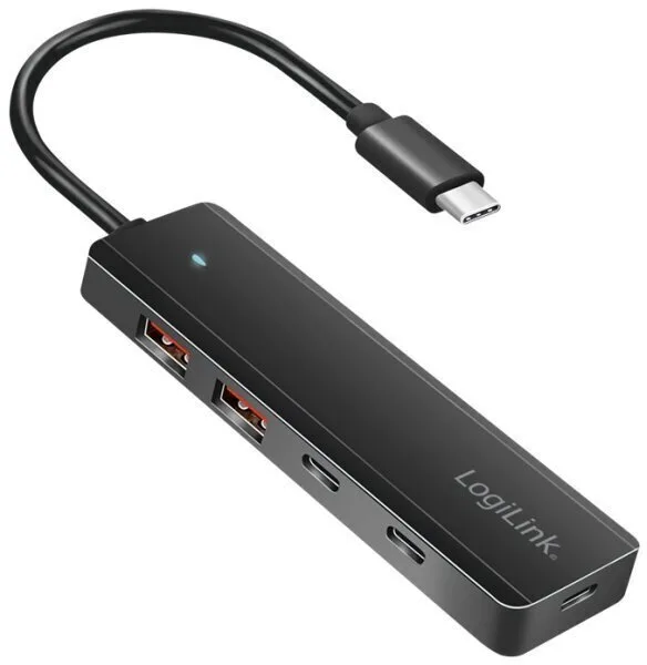 LogiLink Hub 4 Θυρών με σύνδεση USB-C / USB-A UA0412 - Image 1