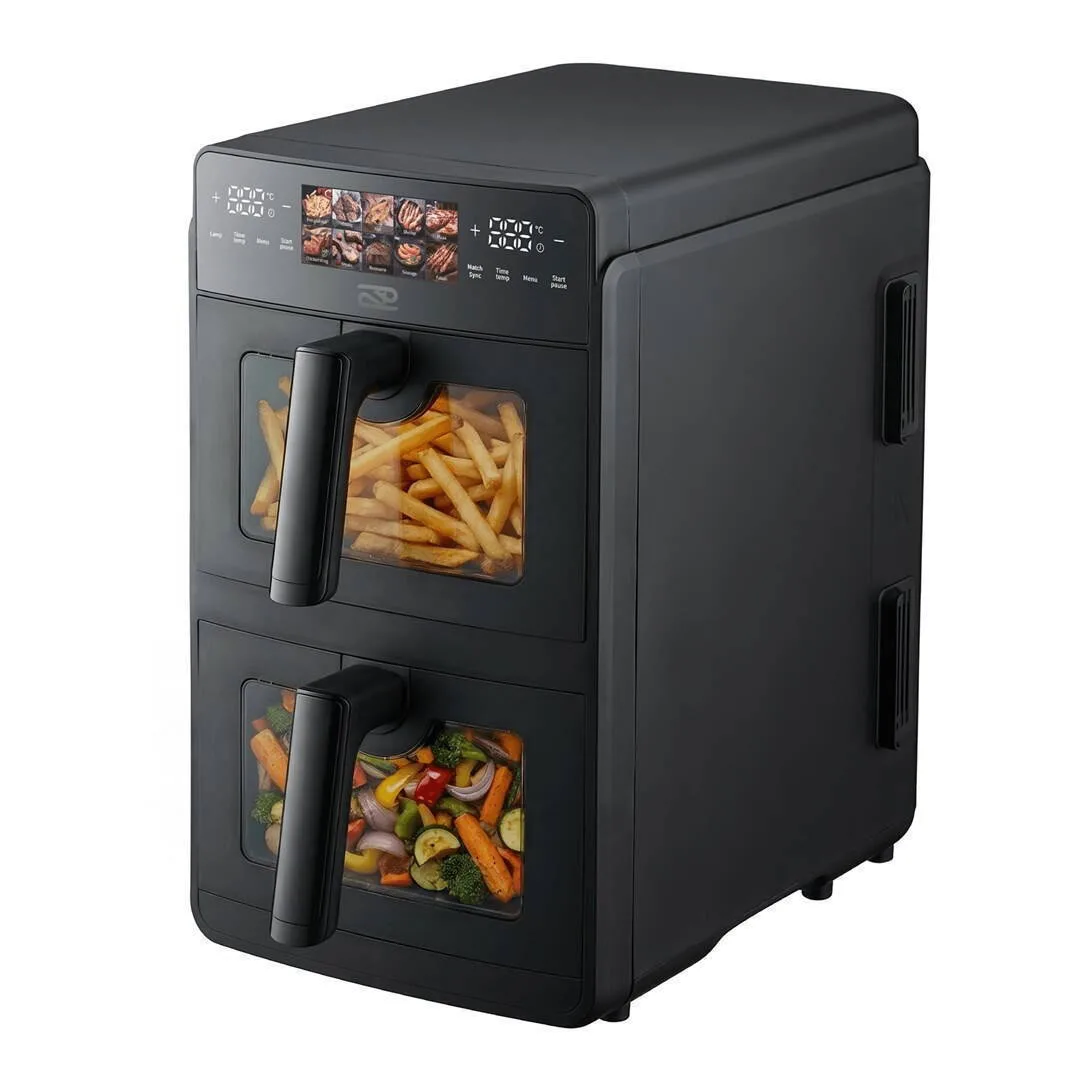 Promis Air Fryer με Διπλό Αποσπώμενο Κάδο 10lt Μαύρο FRP1560 - Image 1