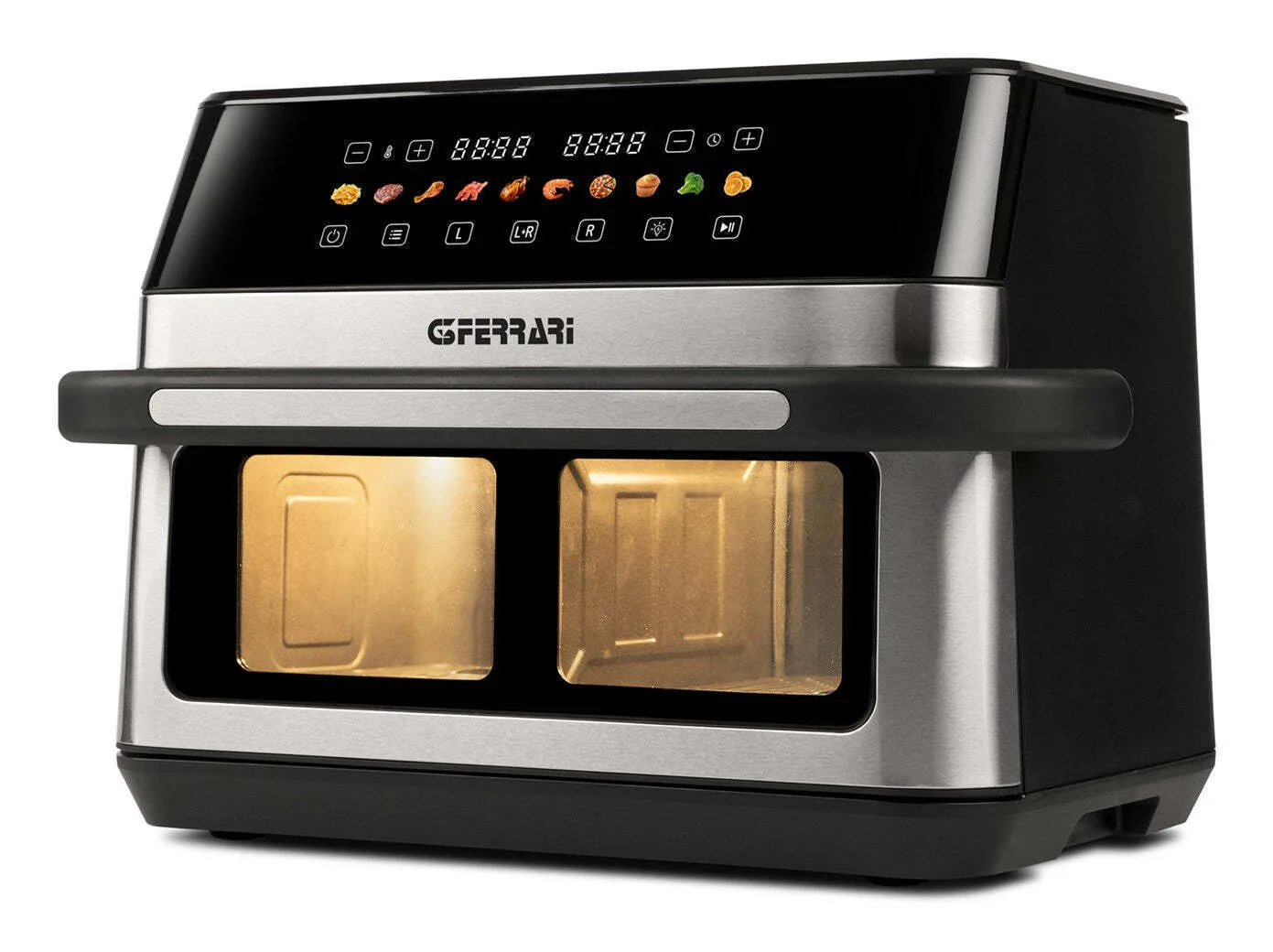 G3Ferrari Friggisano Air Fryer με Διπλό Αποσπώμενο Κάδο 12lt Μαύρο - Image 1