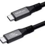 Usb-c 4.0 Cable Usb-c 4.0 1m Pd 240w 4k 8k 40gbps Thunderbolt 3 Thunderbolt 4 Qoltec 50669