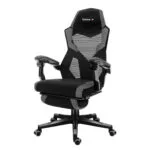 Huzaro Combat 3.1 Καρέκλα Gaming με Υποπόδιο Γκρι