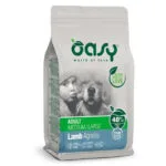 Oasy 10kg Ξηρά Τροφή για Ενήλικους Σκύλους Μεσαίων & Μεγαλόσωμων Φυλών με Αρνί