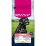 Eukanuba 15kg Ξηρά Τροφή για Ηλικιωμένους Σκύλους Μεγαλόσωμων Φυλών με Κοτόπουλο