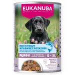 Eukanuba Υγρή Τροφή για Κουτάβια με Πατάτες και Ψάρι χωρίς Σιτηρά 400gr
