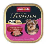 Animonda Vom Feinsten Υγρή Τροφή για Κουτάβια με Πουλερικά και Ελάφι χωρίς Σιτηρά 100gr