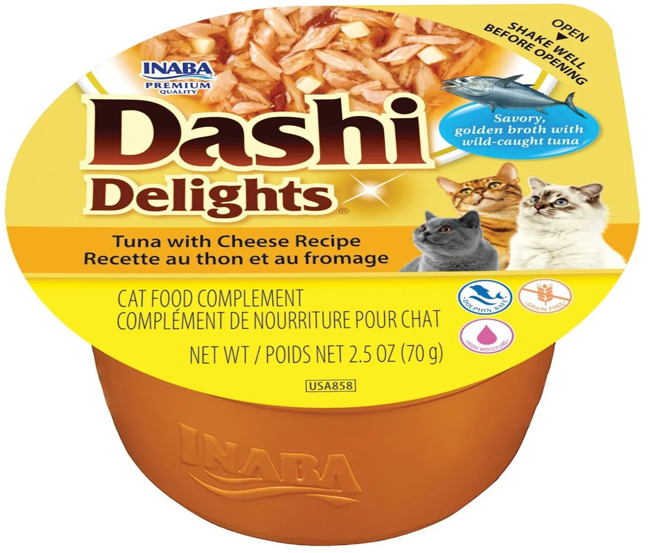 20260417124504_inaba_ygri_trofi_gia_gates_se_tapsaki_me_tono_kai_tyri_choris_sitira_70gr Inaba Υγρή Τροφή για Γάτες σε Ταψάκι με Τόνο και Τυρί χωρίς Σιτηρά 70gr - Image 1