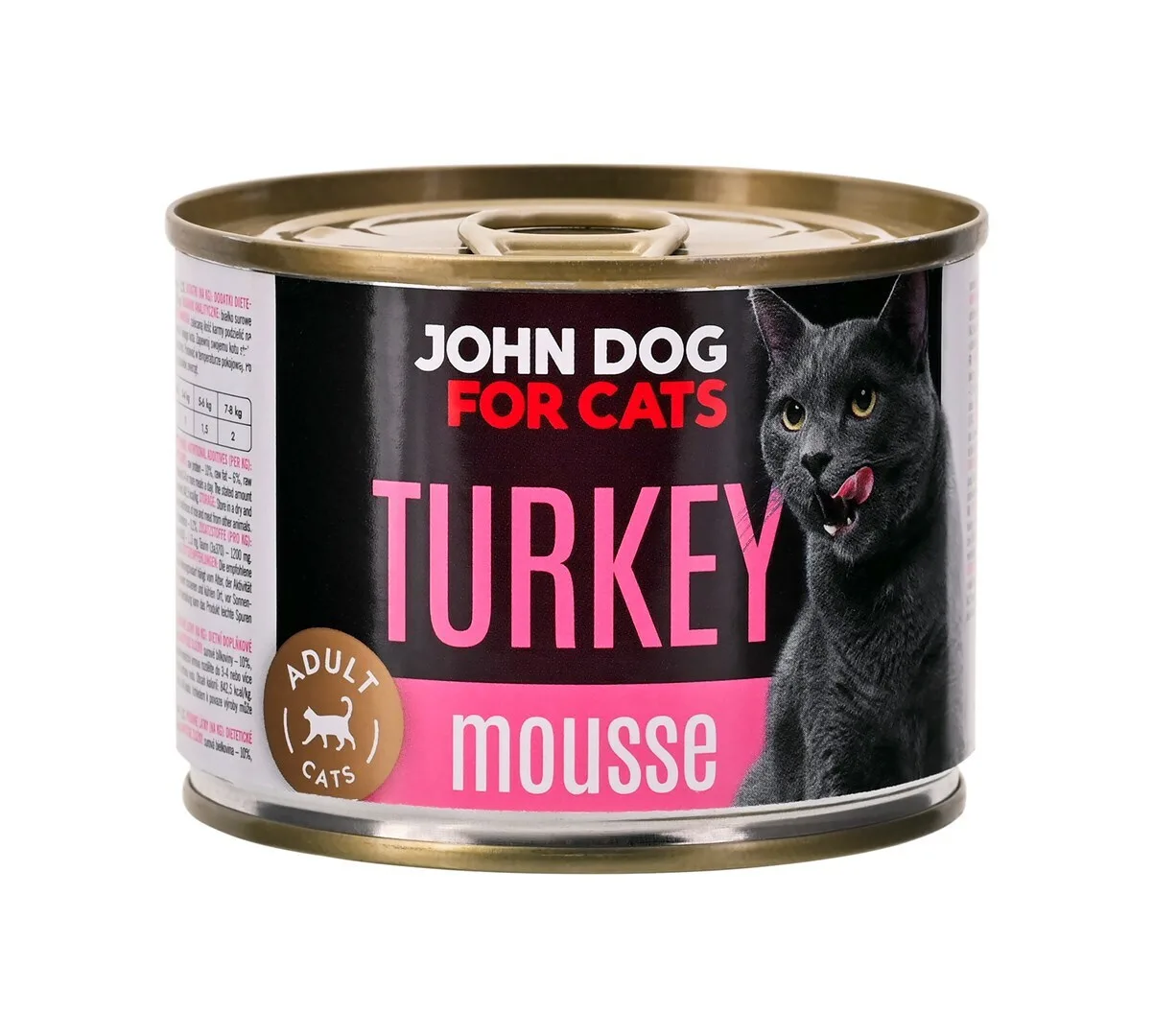 John Dog Υγρή Τροφή για Γάτες με Γαλοπούλα χωρίς Σιτηρά 200gr - Image 1