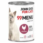 John Dog Υγρή Τροφή για Γάτες με Κοτόπουλο χωρίς Σιτηρά 400gr