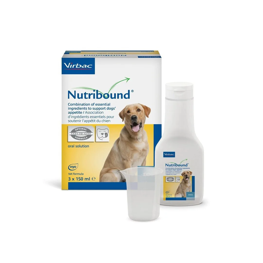 20260417134625_virbac_nutribound_convalescence_supplements_dogs_3x150ml Virbac Nutribound Convalescence Supplements Dogs 3x150ml - Image 1