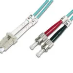 Digitus Καλώδιο Οπτικής Ίνας LC-ST 3m Τιρκουάζ 1τμχ DK-2531-02/3