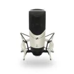 Sennheiser MK4 Σετ Πυκνωτικό Μικρόφωνο XLR Shock Mounted για Φωνητικά σε Ασημί Χρώμα