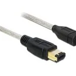 DeLock FireWire 9-pin male - 6-pin male 2m (82596)