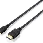 Equip 119308 HDMI 1.4 High Speed 1080p 120Hz Cable HDMI male - micro HDMI male 2m Μαύρο 119308