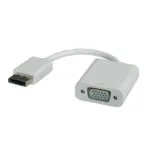 Roline 12.03.3135 Μετατροπέας DisplayPort male σε VGA female Λευκό 1τμχ