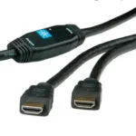 Roline 14.01.3465 Cable HDMI male - HDMI male 30m Μαύρο 14.01.3465