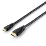 Equip 119306 HDMI 1.4 High Speed 1080p 120Hz Cable HDMI male - mini HDMI male 1m Μαύρο 119306