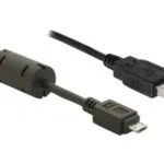 DeLock Regular USB 2.0 to micro USB Cable Μαύρο 2m (82335)