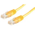 Roline U/UTP Cat.6 (Gigabit) Καλώδιο Δικτύου Ethernet 2m Κίτρινο 21.15.1542