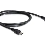 DeLock Regular USB 2.0 to micro USB Cable Μαύρο 1m (83177)