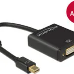 DeLock Μετατροπέας mini DisplayPort male σε DVI-I female 1τμχ 62603