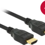 DeLock 84714 HDMI 2.0 Premium High Speed 4K 60Hz HDR Cable HDMI male - HDMI male 2m Μαύρο 84714