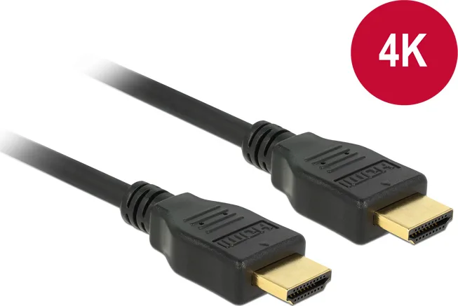 20150416131622_delock_hdmi_cable_with_ethernet_hdmi_male_hdmi_male_2m_84714.jpeg DeLock 84714 HDMI 2.0 Premium High Speed 4K 60Hz HDR Cable HDMI male - HDMI male 2m Μαύρο 84714 - Image 1