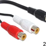 DeLock Μετατροπέας RCA male σε RCA female 1τμχ 84493