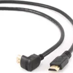 Cablexpert CC-HDMI490-10 HDMI 1.4 High Speed 1080p 120Hz Angle (90°) Cable HDMI male - HDMI male 3m Μαύρο CC-HDMI490-10