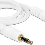 DeLock Καλώδιο Ήχου TRRS 3.5mm male - 3.5mm male Λευκό 0.5m 83439