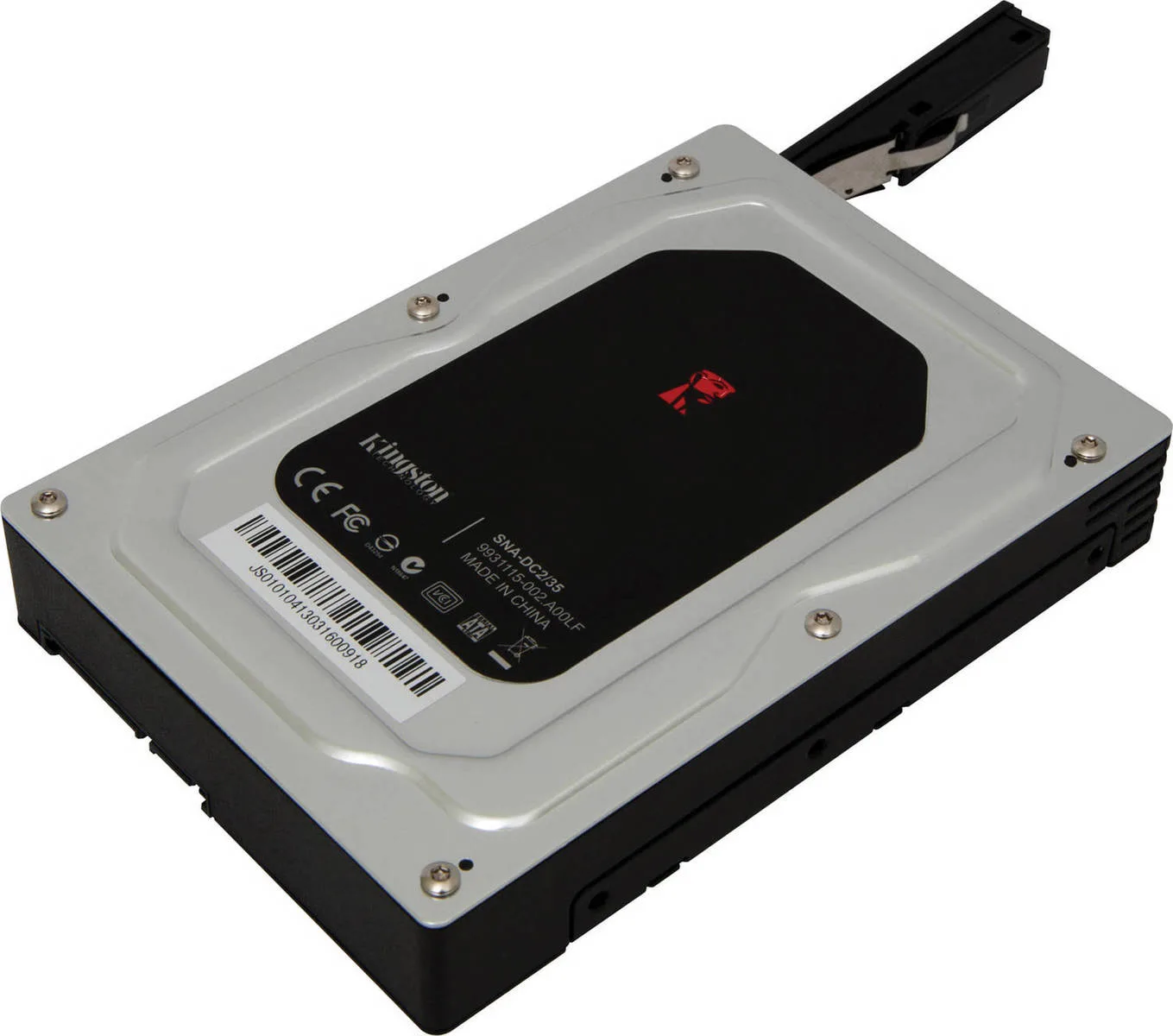 20151217112159_kingston_sna_dc2_35.jpeg Kingston 2.5 - 3.5" SATA Drive Carrier Universal HDD Cage Μαύρο SNA-DC2/35 - Image 1