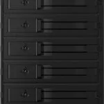 Icy Box Πλαίσιο Για Σκληρούς Δίσκους Backplane IcyBox 5x3,5" SATA/SAS HDD/SSD to 3x 5,25 Μαύρο (IB-565SSK)