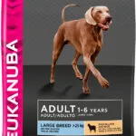 Eukanuba Adult Large Breed 12kg Ξηρά Τροφή χωρίς Γλουτένη για Ενήλικους Σκύλους Μεγαλόσωμων Φυλών με Ρύζι και Αρνί