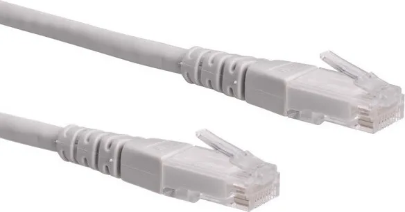 Roline U/UTP Cat.6 (Gigabit) Καλώδιο Δικτύου Ethernet 0.3m Γκρι 21.15.1510 - Image 1