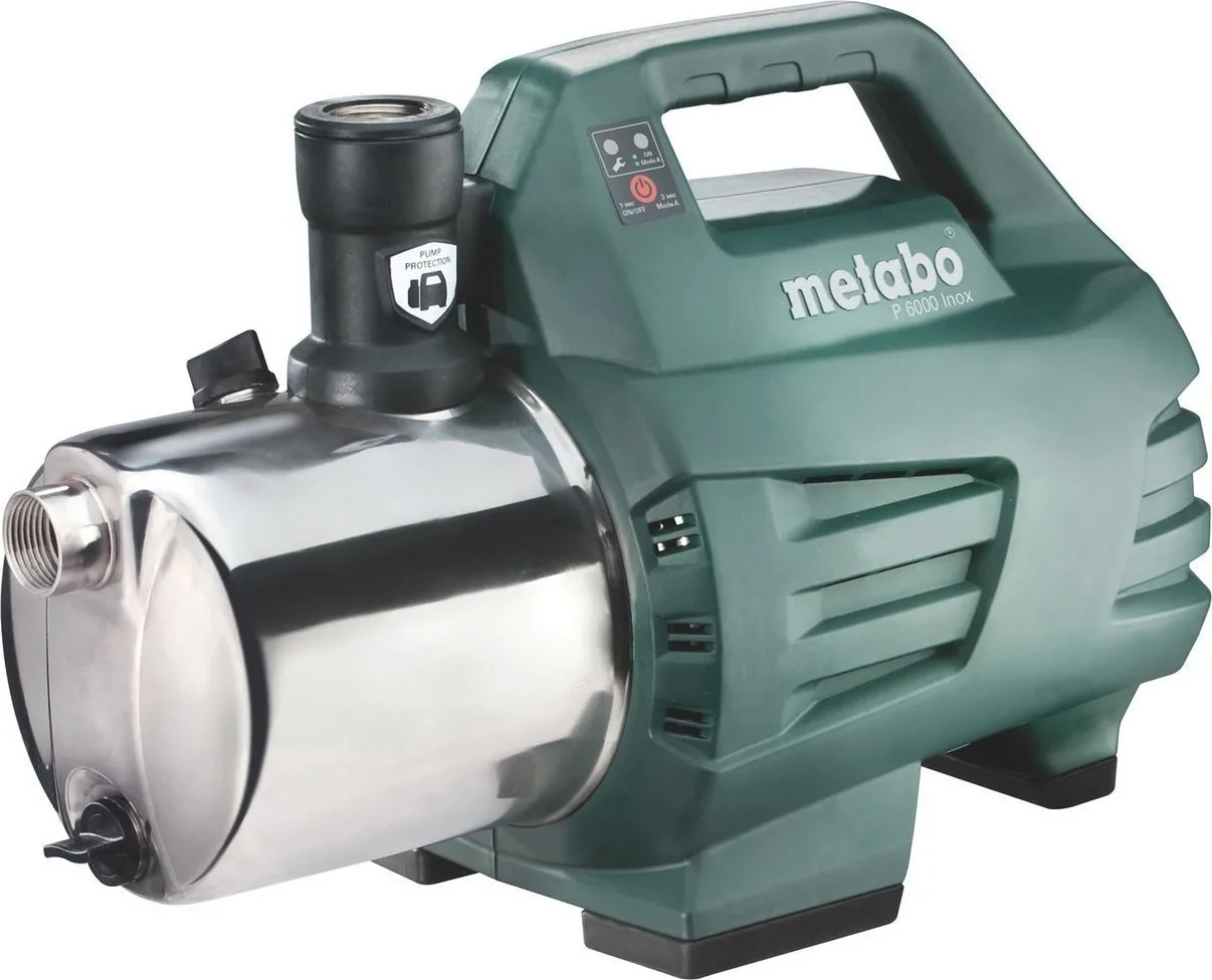 20160523101413_metabo_p6000_inox.jpeg Metabo P6000 Inox Ηλεκτρική Αντλία Επιφάνειας 1300W Μονοφασική 600966000 - Image 1