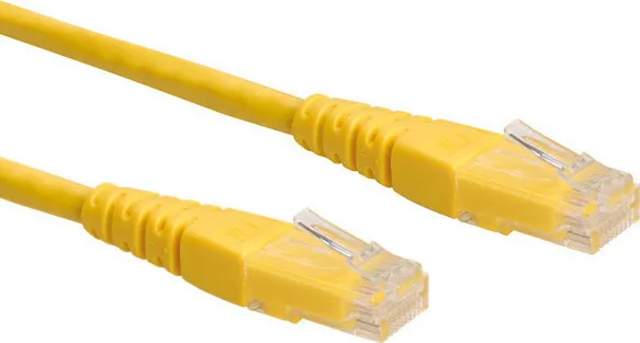 Roline U/UTP Cat.6 (Gigabit) Καλώδιο Δικτύου Ethernet 5m Κίτρινο 21.15.1562 - Image 1