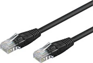 20160602132244_oem_u_utp_cat_5e_cable_1m_mayro.jpeg U/UTP Cat.5e (Gigabit) Καλώδιο Δικτύου Ethernet 1m Μαύρο - Image 1